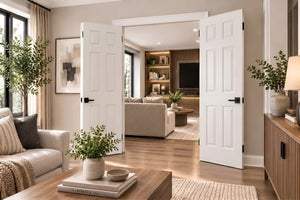 6-panel Hollow Core Moulded Double Door