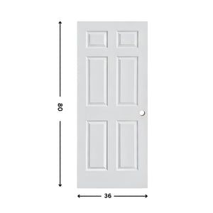 Shaker de núcleo sólido de 6 paneles (80" de altura)