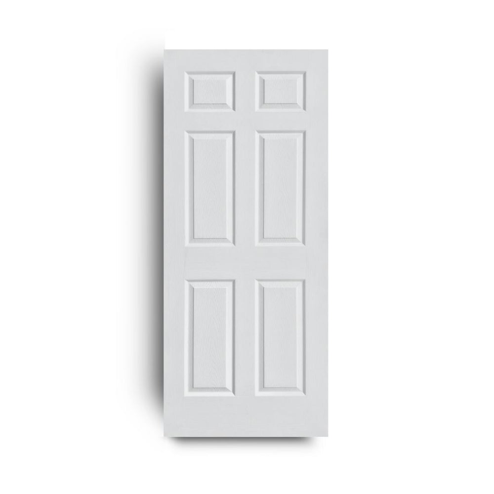 6-panel Slab Door Solid (80" height )