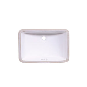 Undermount Rectangular Ceramic Sink