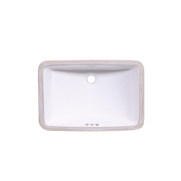Undermount Rectangular Ceramic Sink