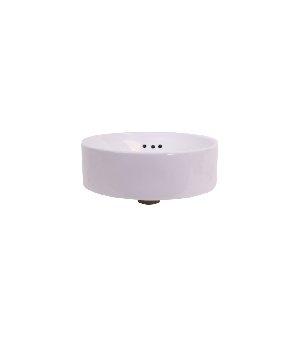 Above Counter Ceramic Sink White