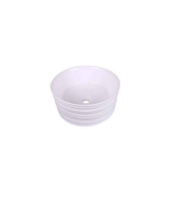LS-C44 Vessel Ceramic Sink White