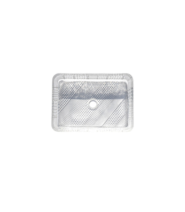 LS-GL5 Above Counter Crystal Glass Sink