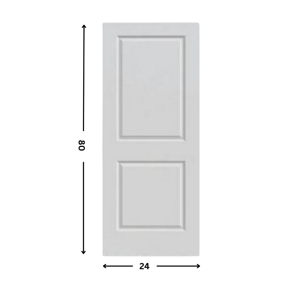 2- Panel Solid core  shaker door (80"  height)