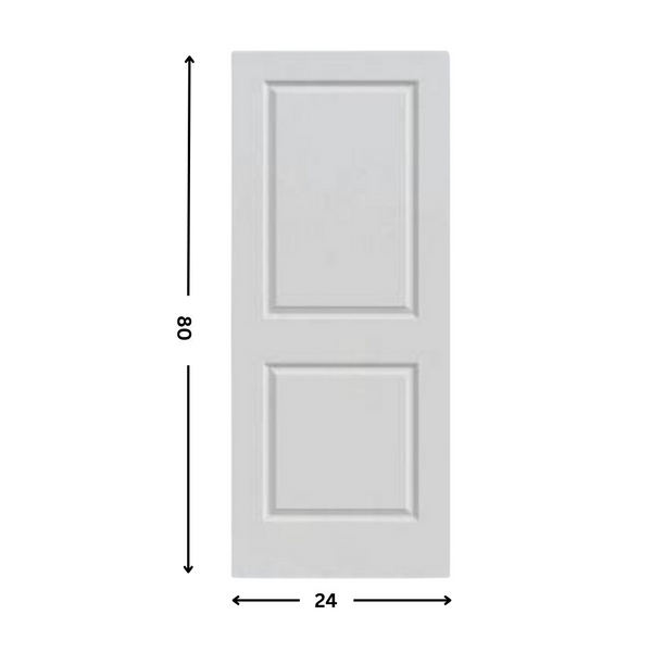 2- Panel Solid core  shaker door (80"  height)