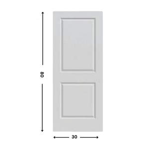 2- Panel Solid core  shaker door (80"  height)