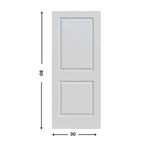 2- Panel Solid core  shaker door (80"  height)