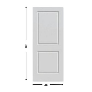 2- Panel Solid core  shaker door (80"  height)
