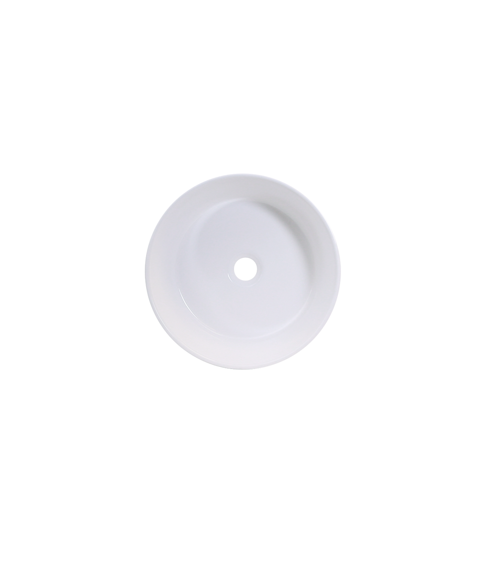 Above Counter Ceramic Sink White