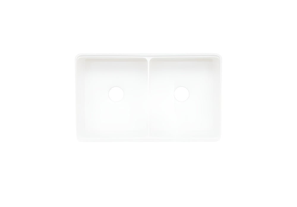 AD-FC12F-Farm House Apron Front Fireclay Sink