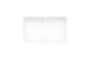 AD-FC12F-Farm House Apron Front Fireclay Sink
