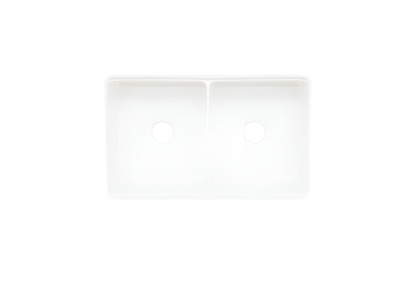 AD-FC12F-Farm House Apron Front Fireclay Sink