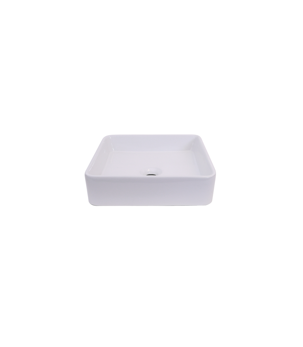 Above Counter Ceramic Sink White