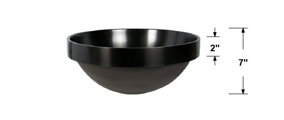 Matt Black- Stainless Steel Bathroom Sink