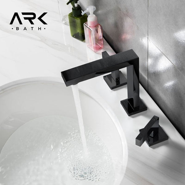Widespread Basin Faucet - Matt Black