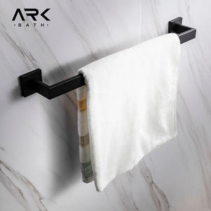 Bathroom Hardware Set - Matt Black