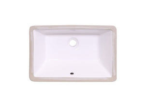 AD-C13-Undermount Rectangular Ceramic Sink