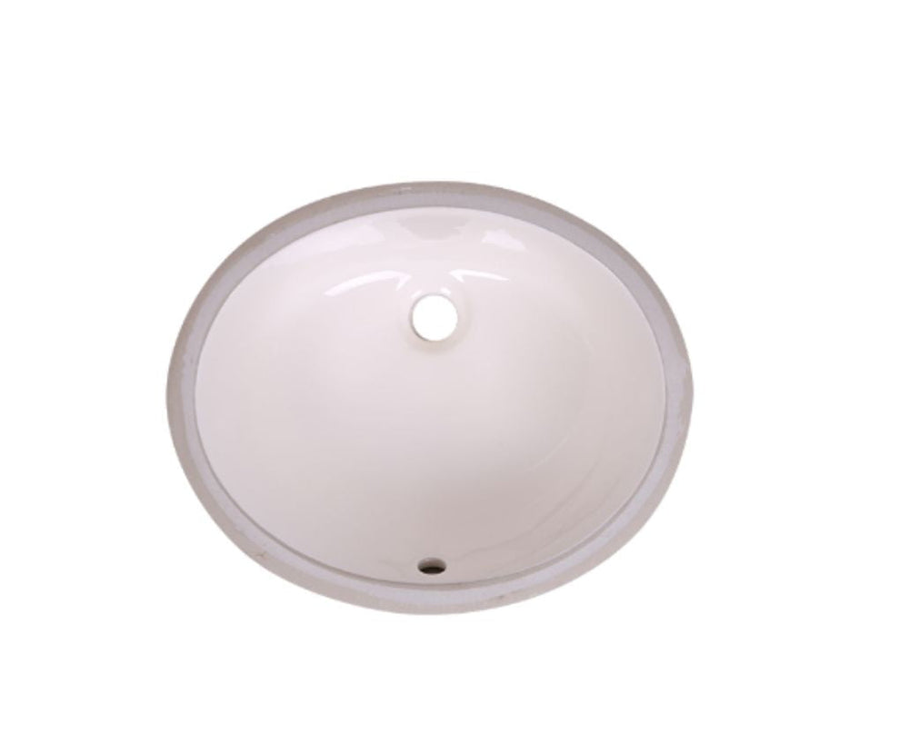 AD-C1714 Bisque-Undermount Oval Ceramic