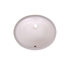 AD-C1714 Bisque-Undermount Oval Ceramic