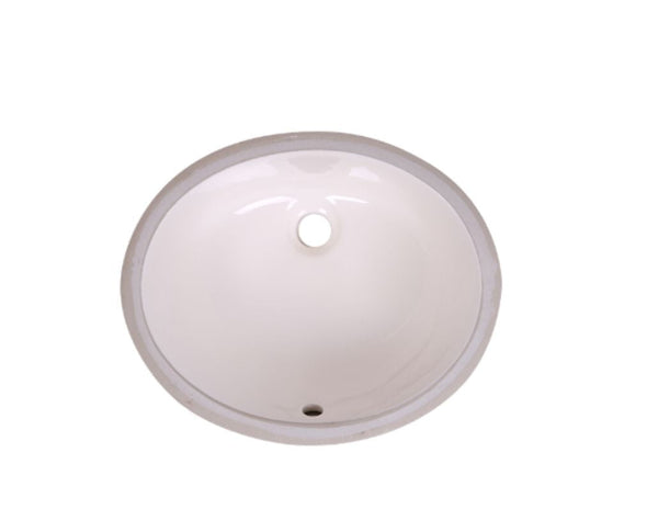 AD-C1714 Bisque-Undermount Oval Ceramic