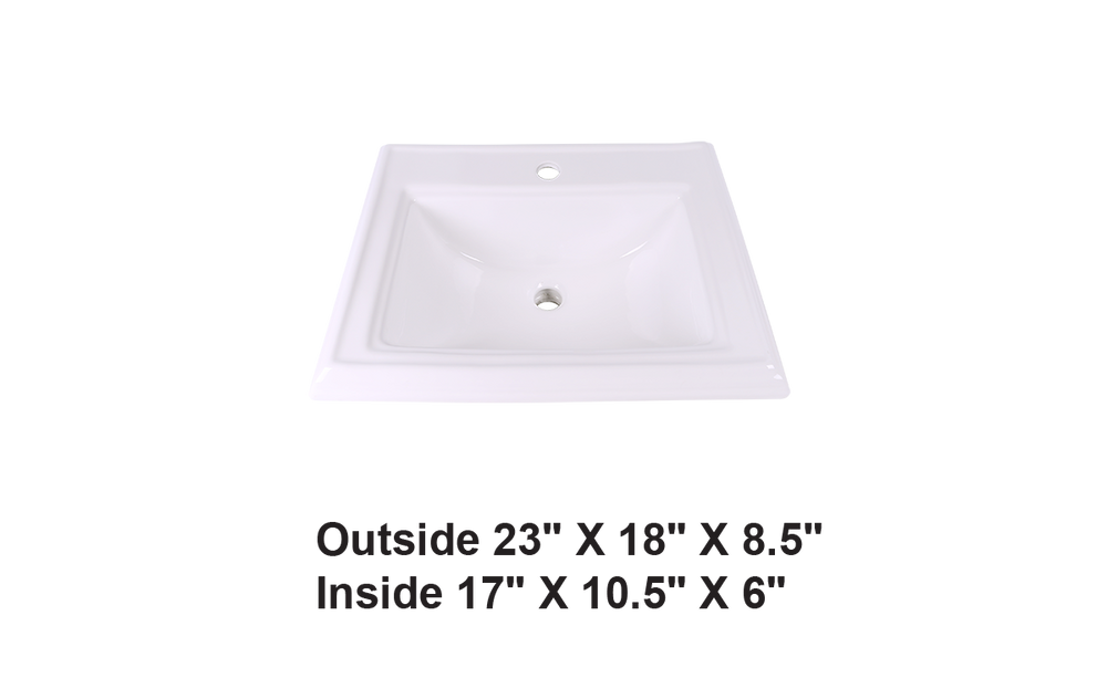 AD-C18-Drop In Rectangular Ceramic