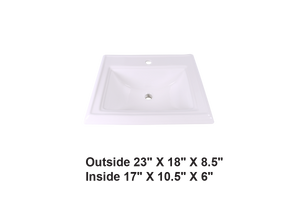 AD-C18-Drop In Rectangular Ceramic