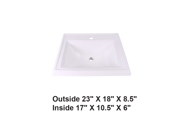 AD-C18-Drop In Rectangular Ceramic