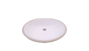 AD-C1ADA-Oval Ceramic ADA Sink White
