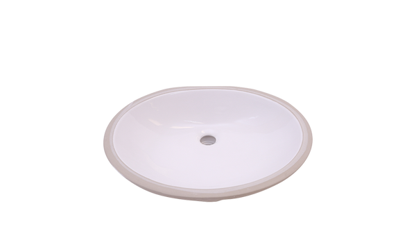 AD-C1ADA-Oval Ceramic ADA Sink White