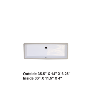 AD-C25-Undermount Rectangular Ceramic