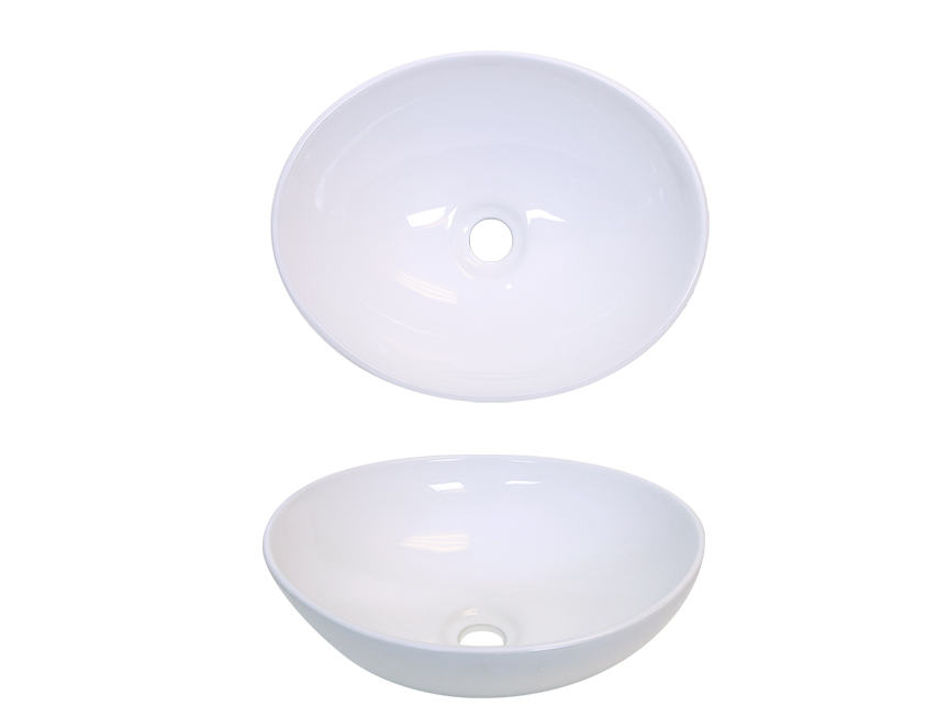 AD-C27 -Vessel Oval Ceramic Sink