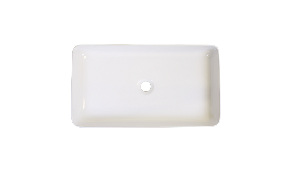 AD-C33-Vessel Rectangular Sink White