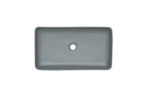 AD-C34-Vessel Rectangular Sink Matt Gray