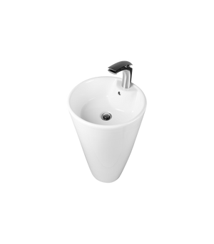 AD-C38-Pedestral Round Ceramic Backside Sink