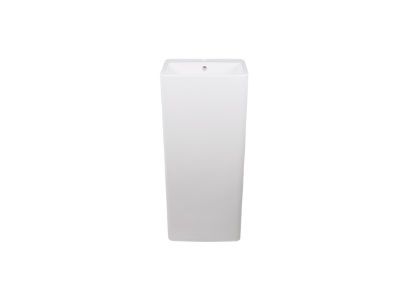 AD-C39-Pedestral Rectangular Ceramic Backside Sink