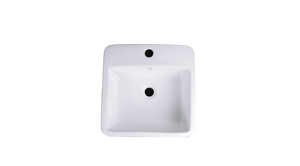 AD-C39-Pedestral Rectangular Ceramic Backside Sink