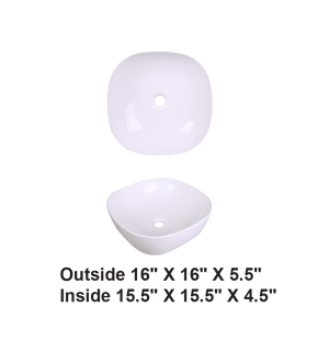 AD-C42-Vessel Rectangular Ceramic