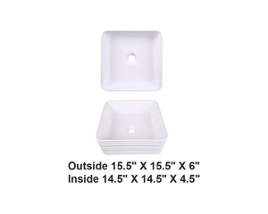 AD-C45-Vessel Rectangular Ceramic