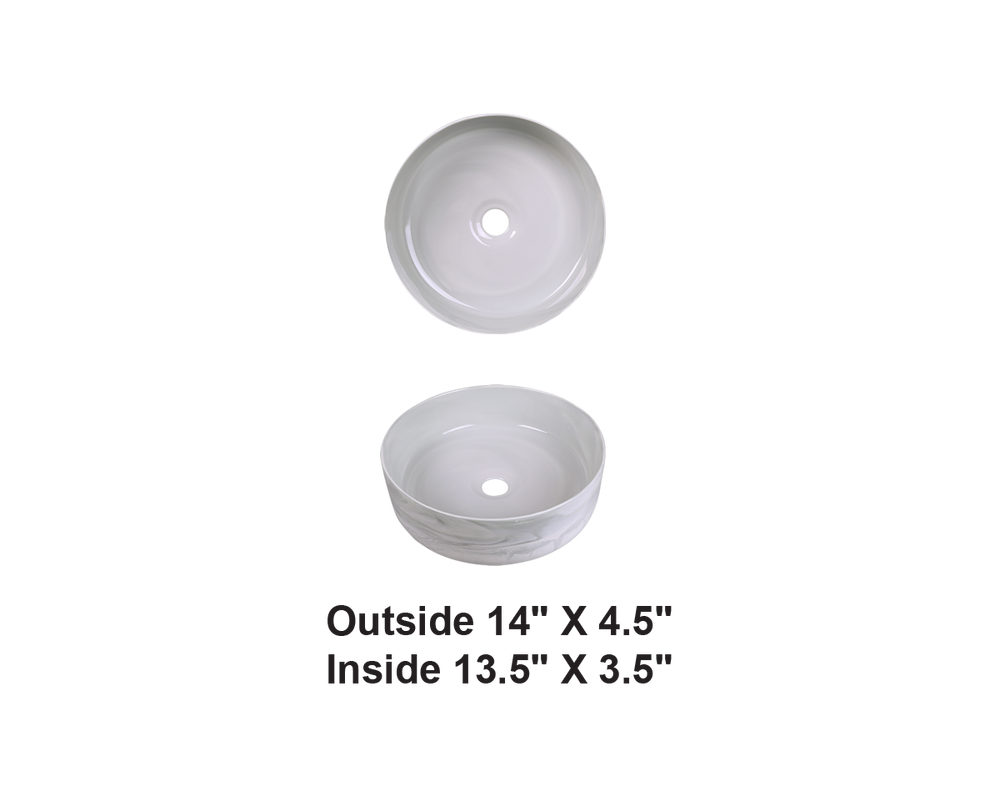AD-C46-Vessel Round Ceramic