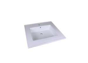 AD-C49-Vanity Top / Drop-in Rectangular Ceramic