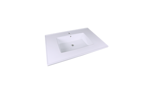 AD-C50-Vanity Top / Drop-in Rectangular Ceramic