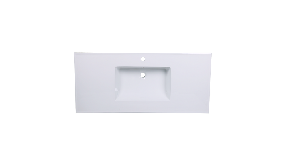 AD-C52-Vanity Top / Drop-in Rectangular Ceramic