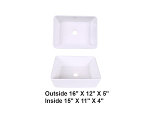 AD-C54-Vessel Rectangular Ceramic