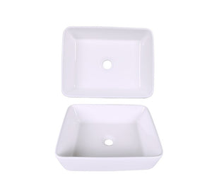 AD-C55-Vessel Rectangular Ceramic Sink