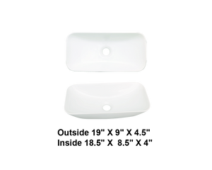 AD-C60-Vessel Rectangular Ceramic