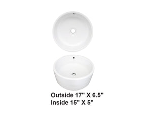AD-C61-Vessel Round Ceramic
