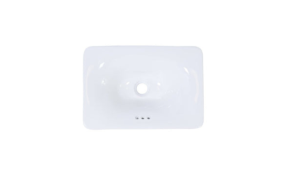 AD-C64-Drop-in Rectangular Ceramic Sink