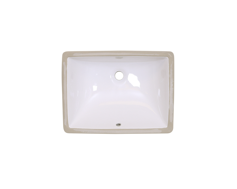 AD-C6M-Rectangular Ceramic Undermount Sink (Medium)