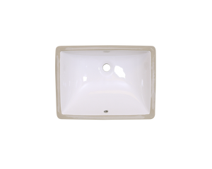 AD-C6M-Rectangular Ceramic Undermount Sink (Medium)